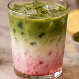 Strawberry Matcha Latte